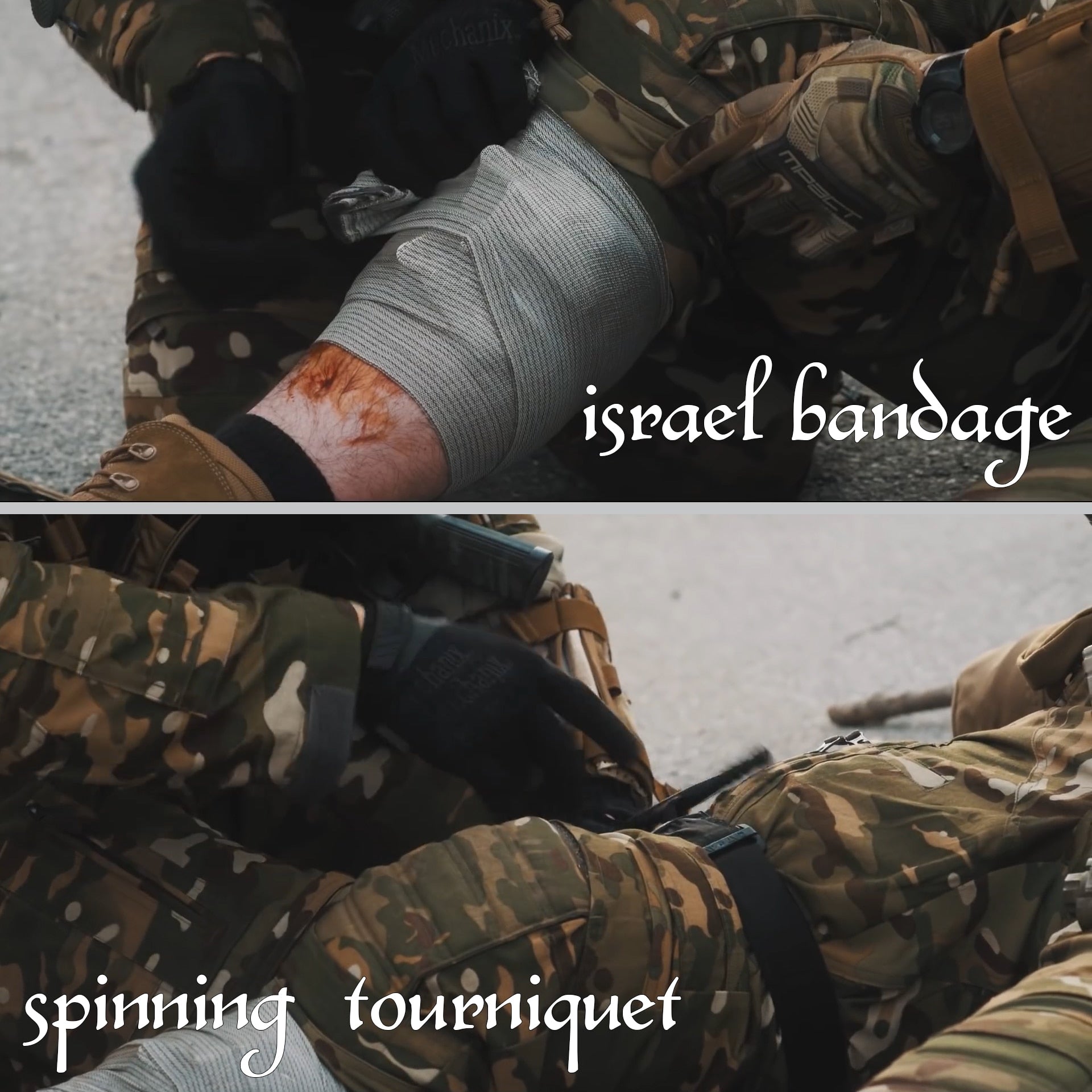 First Aid Survival Kit Tactical IFAK Pouch Supplied full set Molle Camping Kit image 6