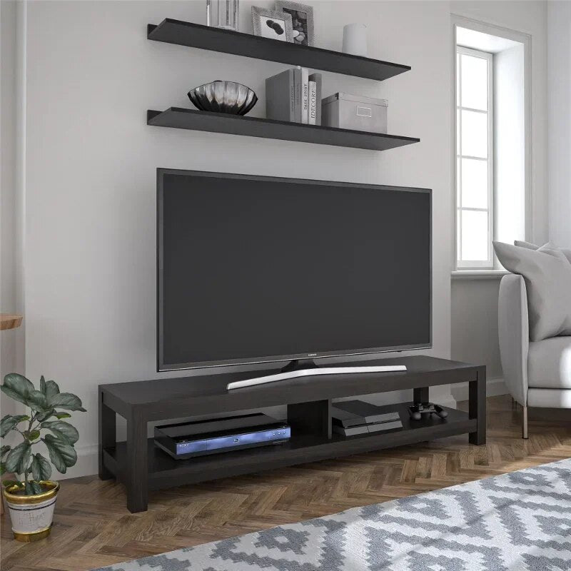 Parsons TV Stand for TVs Up To 65", Espresso  Center Table Living Room image 3