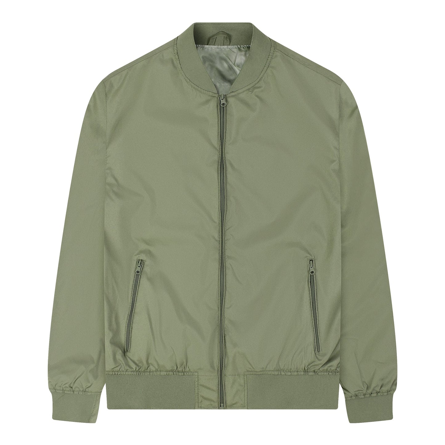 Men Bomber Jacket Fashion  Lightweight Windbreaker Spring Fall Casual