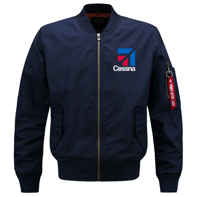 Streetwear Outdoor Military Aviation Pilots Cessna Ma1 Bomber Flight Jacket Coa image 3