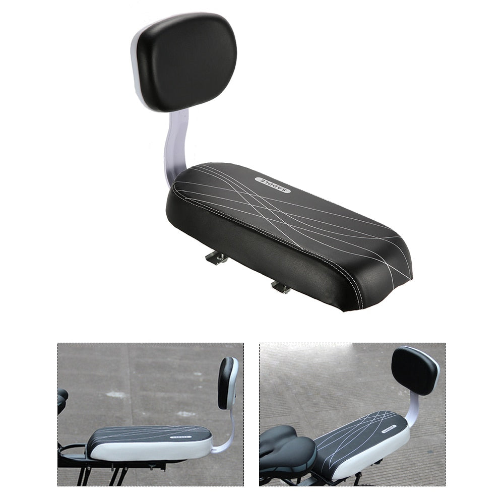 Bike Child Seat Bike Saddle with Back Rest Bicycle Back Seat MTB Bicycle Rear R image 9