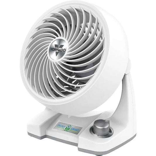 Energy Smart Compact Air Circulator Fan with Variable Speed Control, White, CR1