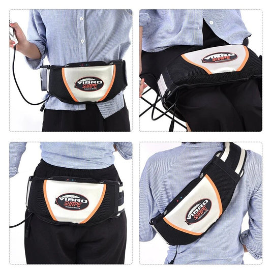Waist Vibrating Massager, Electric Body Slimming Massager Belt Muscle Burning F image 0