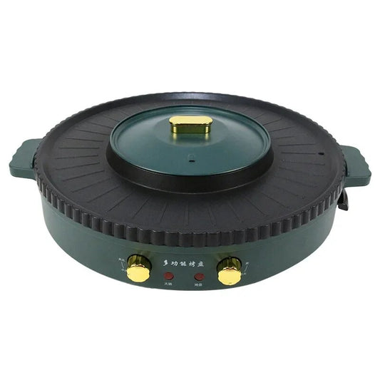 Rinse and roast integrated electric hot pot barbecue barbecue pot barbecue oven