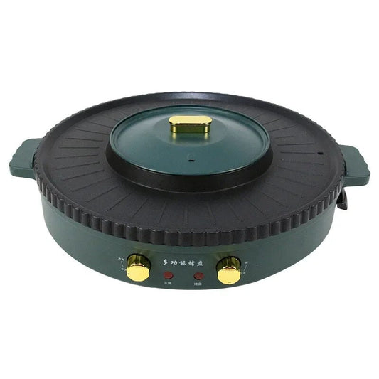 Rinse and roast integrated electric  pot barbecue barbecue pot barbecue oven