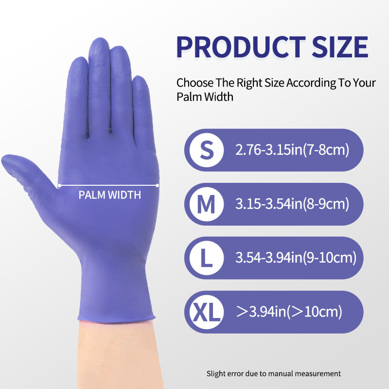 100pcs Disposable Nitrile Gloves Suitable For Home Use Latex Free Suitable For  image 10