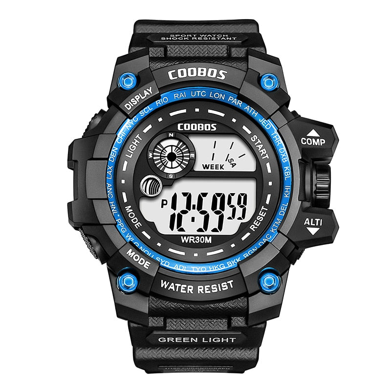 Fashion Men's LED Digital Watch Date Sport Outdoor Electronic Watch for Men Top image 2