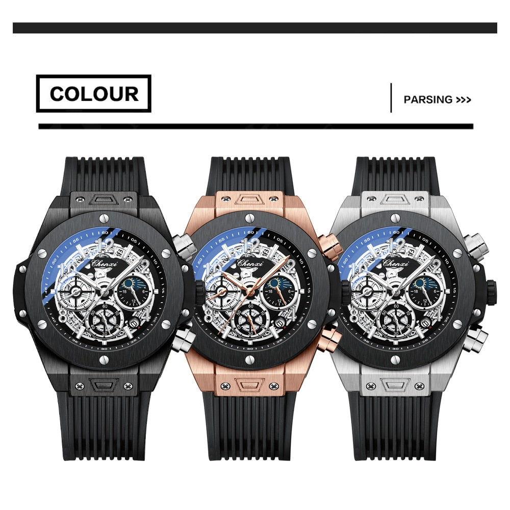 CHENXI Casual Sport Watches for Men Top Brand Luxury Military Waterproof Wrist  image 10