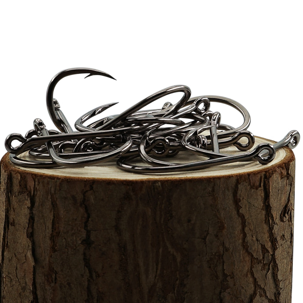 CHINU Fishing Hooks Set Barbed Single Circle Carp Hook High Carbon Steel Sea Fi image 4