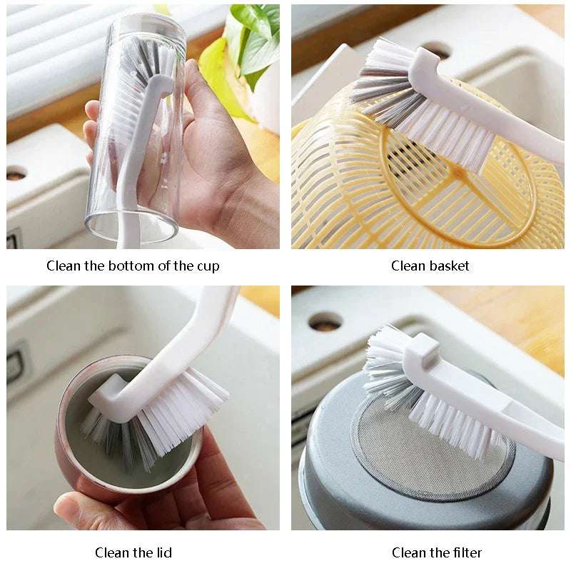 1Pcs Clean Narrow Brush Long Handle Fish Tank Straw Baby Milk Bottle Gap Glass