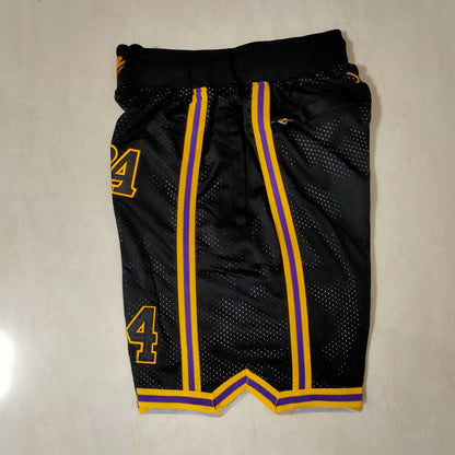 Summer Men's Embroidery Basketball Shorts Sewing Zip Pocket Breathable Loose Co image 2