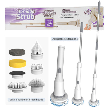 Viladepot Electric Cleaning Brush 9 in 1 Multifunctional Wireless Rotatable Cle image 5