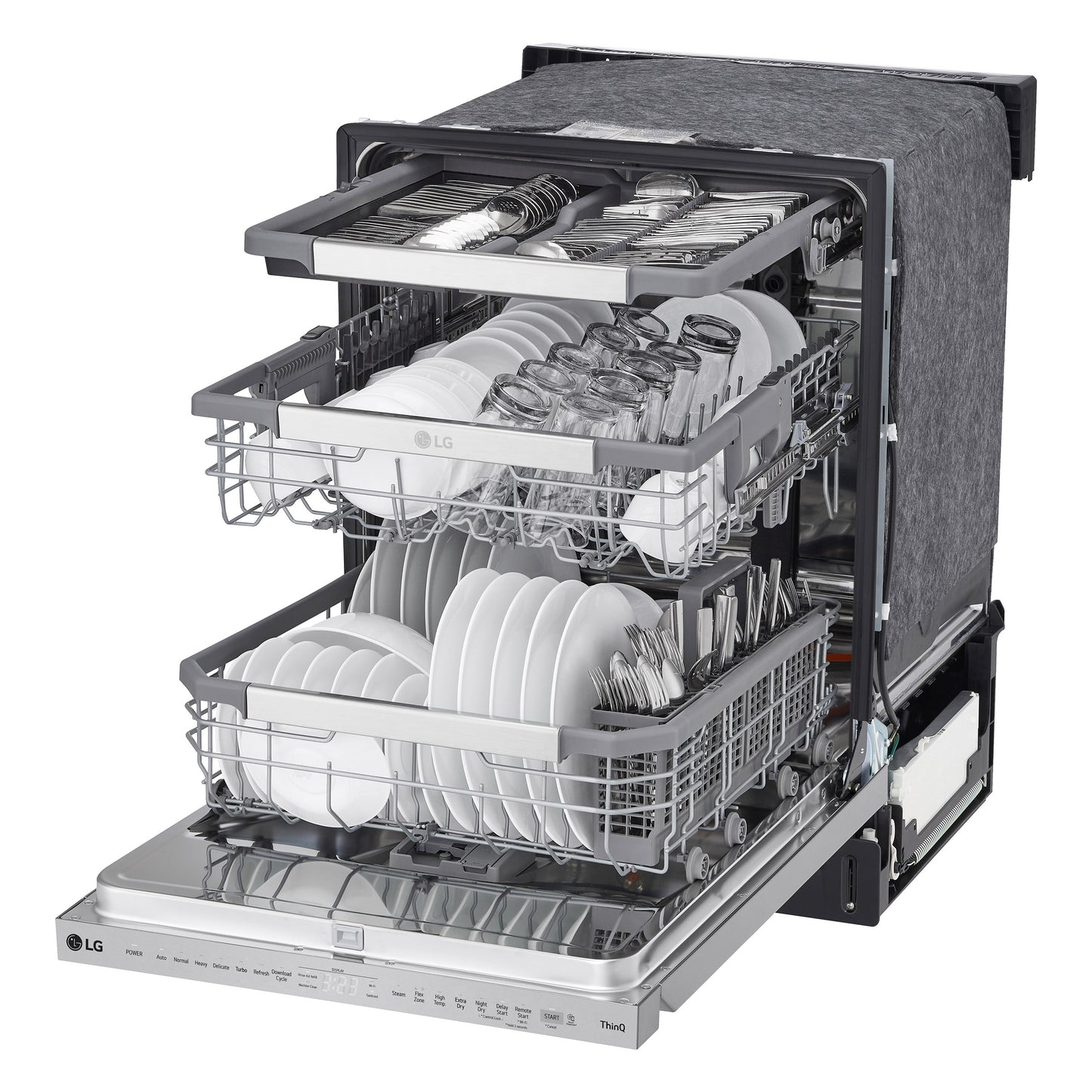 LG Top Control Pocket Handle Dishwasher with Smart Wi-Fi and QuadWash Pro image 6