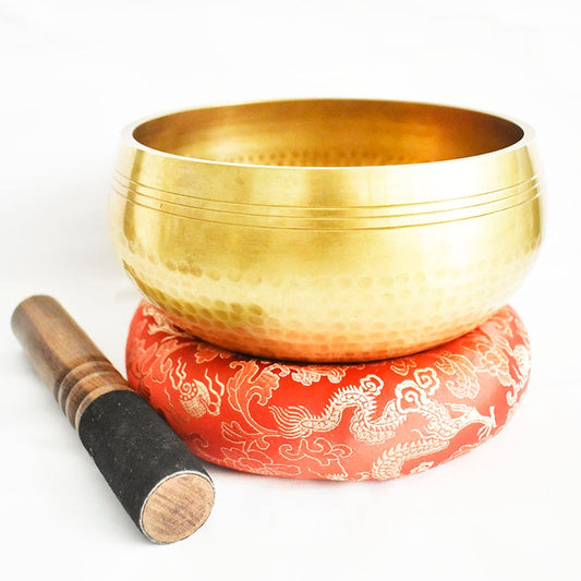 Hand Hammered Tibetan Singing Bowl set