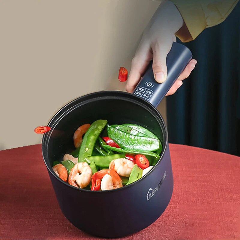 Multi-function Mini Cooker Non-stick Pan Single/Double Layer Electric Cooking M image 5