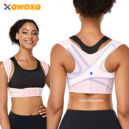 Posture Support Back Brace for Clavicle, Back Straightener Keeps Your Back Stra