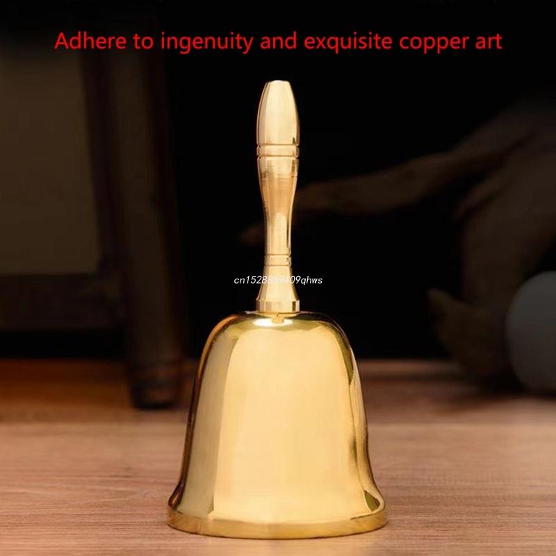 Triple Moon Altar Bell Mini Altar Bell with Pentacle Design Witchcraft Supplies image 4