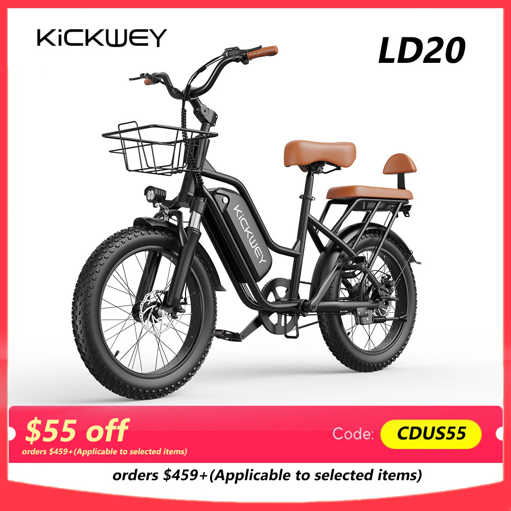 Kickwey LD20 Adult Electric Bike 1500w 32MPH 48V20ah Mountain Electric Bicycle  image 0