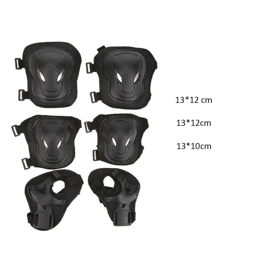 Women Men Elbow Wrist Knee Pads Protective Gear Set Skate Roller Cycling Bike image 6