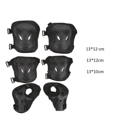Women Men Elbow Wrist Knee Pads Protective Gear Set Skate Roller Cycling Bike image 6