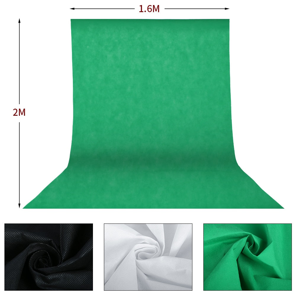 Photography Lighting Kit With 2x2M Photo Background Muslin Backdrops Softbox Li image 5