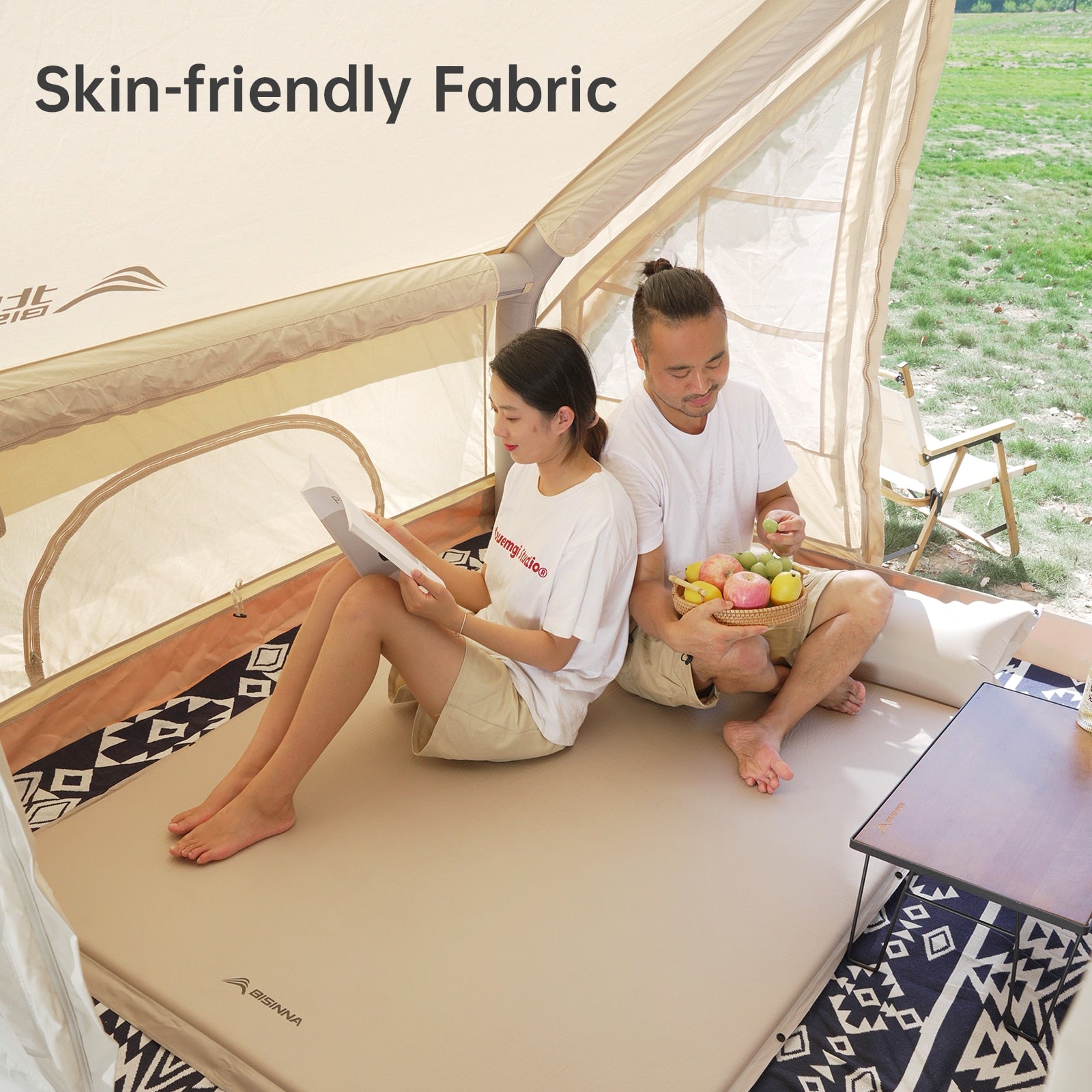 BSWolf  Inflatable Mattress Outdoor Tent Camping Mats Self-inflating mattress S image 3