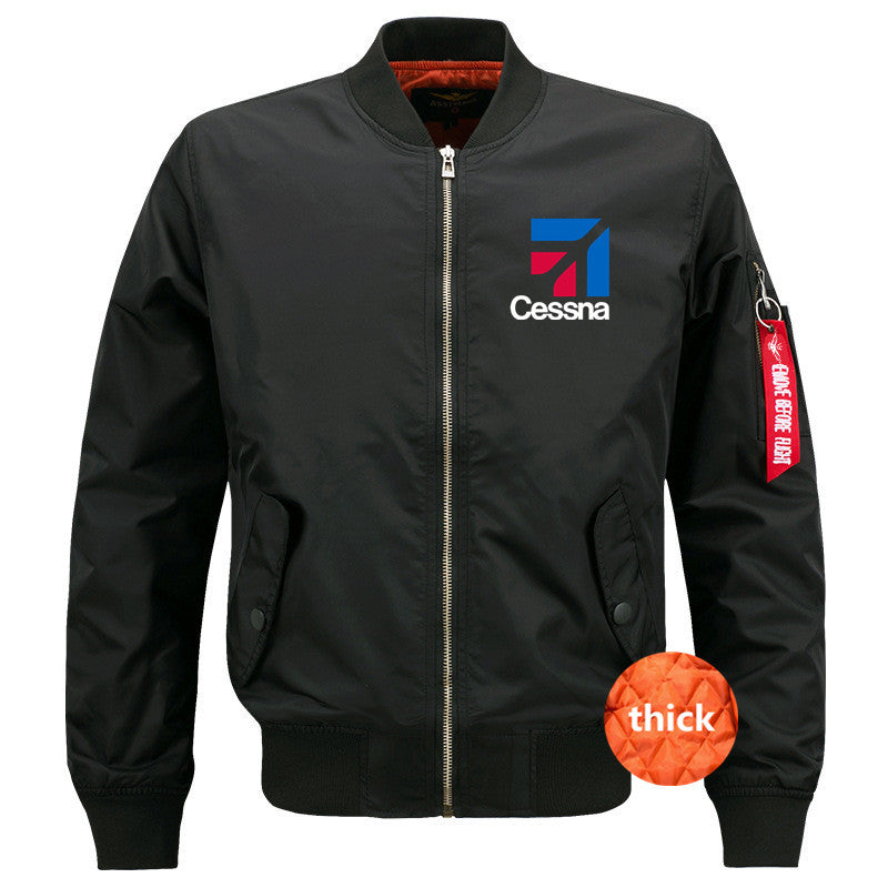 Streetwear Outdoor Military Aviation Pilots Cessna Ma1 Bomber Flight Jacket Coa image 4