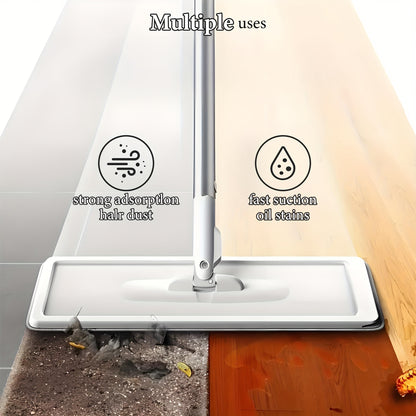 2/4pcs Magic Mop and Bucket Set “ Spin 360 Flat Mop, Wet Dry Cleaning Tool for  image 1