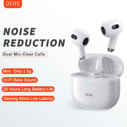 Wireless Headphones,QERE E28,NEW TWS Bluetooth 5.3,HD Microphone,HIFI Earphones image 0