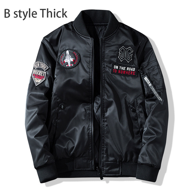 Motorcycle jacket Army Air Force Fly Pilot Jacket Military Airborne Flight Tact image 3