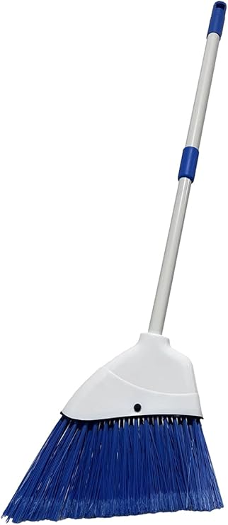 small broom - indoor or outdoor portable broom with adjustable handle, cleaning image 2