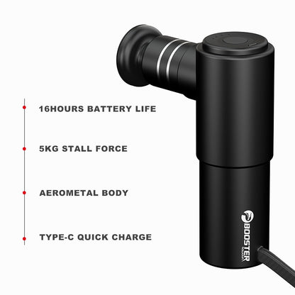 BOOSTER Mini Electric Muscle Massage Gun Pocket Neck Muscle Massager Pain Thera image 5