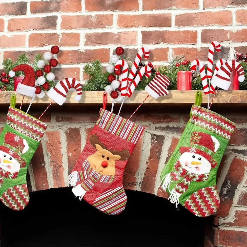 36 Pcs Christmas Tree Decoration Balls and Candies with Sticks Christmas Tree F image 5