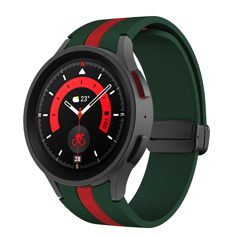 Silicone Strap for Samsung Galaxy Watch 6 Classic 43mm 47mm Watch 6 40mm 44mm M image 8
