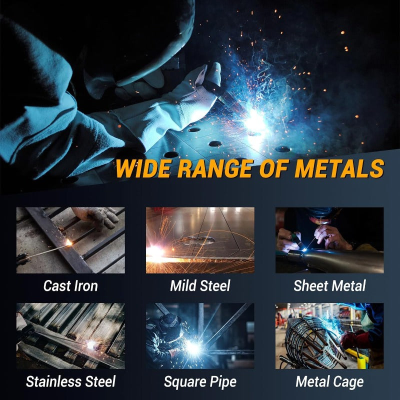 DEKO Digital 200A MIG/MMA Welder, SYNERGIC DC Inverter Welding Machine,110V/220 image 5