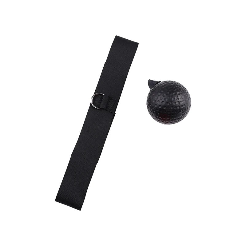 Boxing Reflex Speed Headband Punch Ball Muay Thai Sanda MMA Raising Reaction Ag image 0