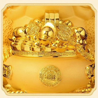 Mascot Golden Toad Piggy Bank Large Capacity Fortune Gathering Box  Luxury Home image 7