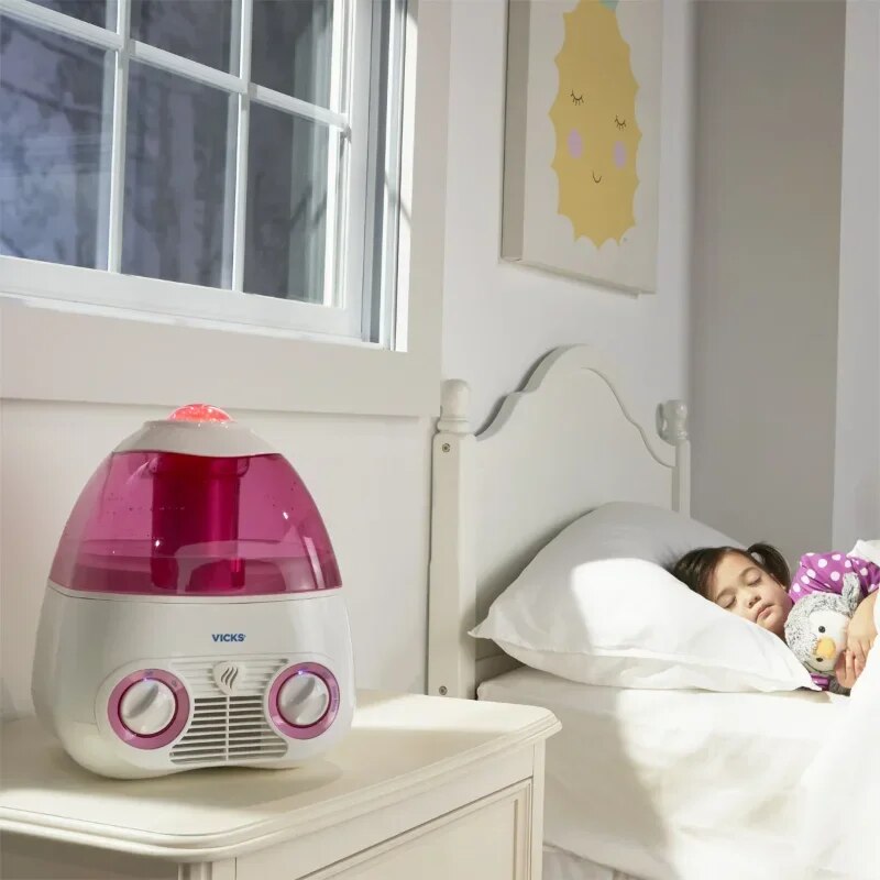 Starry Night Cool Mist Humidifier with Projector & VapoPad Scent Pad Heater 400 image 2