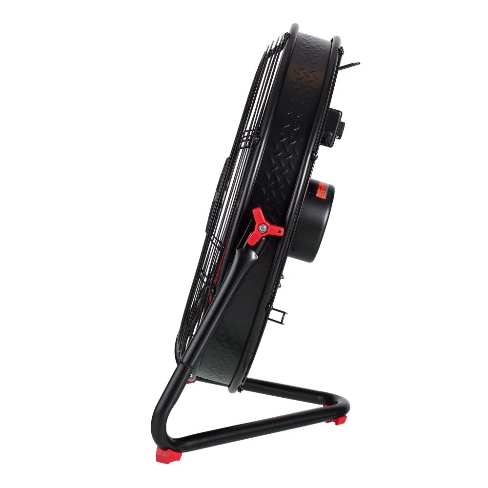 Sealed Motor Drum Fan With Wall Mount, 20-"es image 5