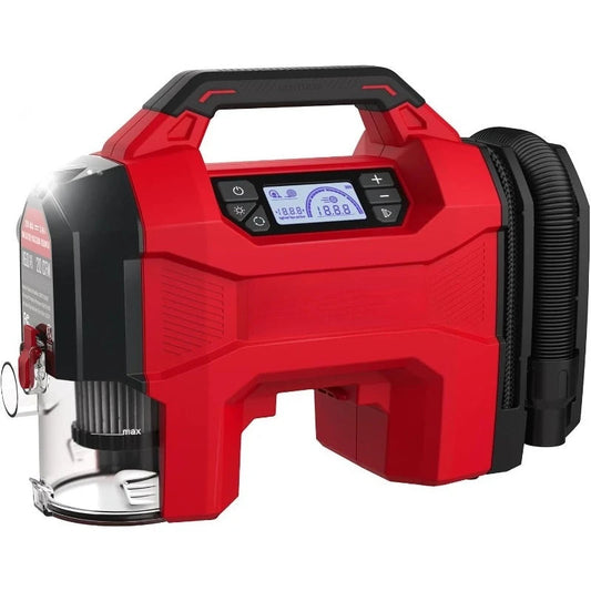 3-in-1 Tire Inflator, 160PSI Portable Air Compressor/Car Vacuum/Dust Blower, 20