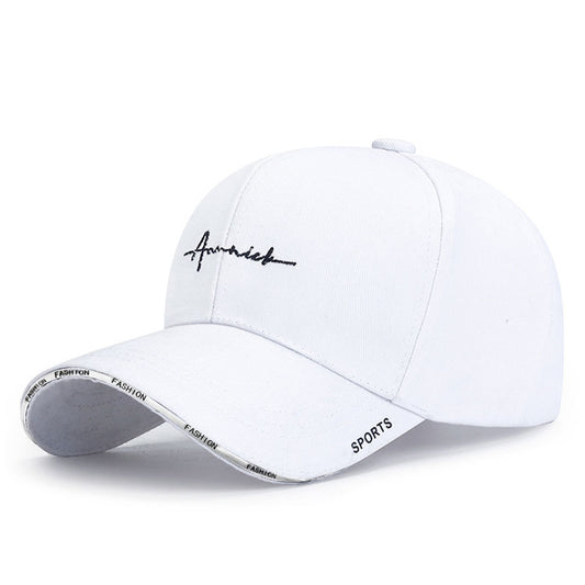 Unisex Casual Letter Embroidered Baseball Cap For Spring Autumn Sun Protection image 0
