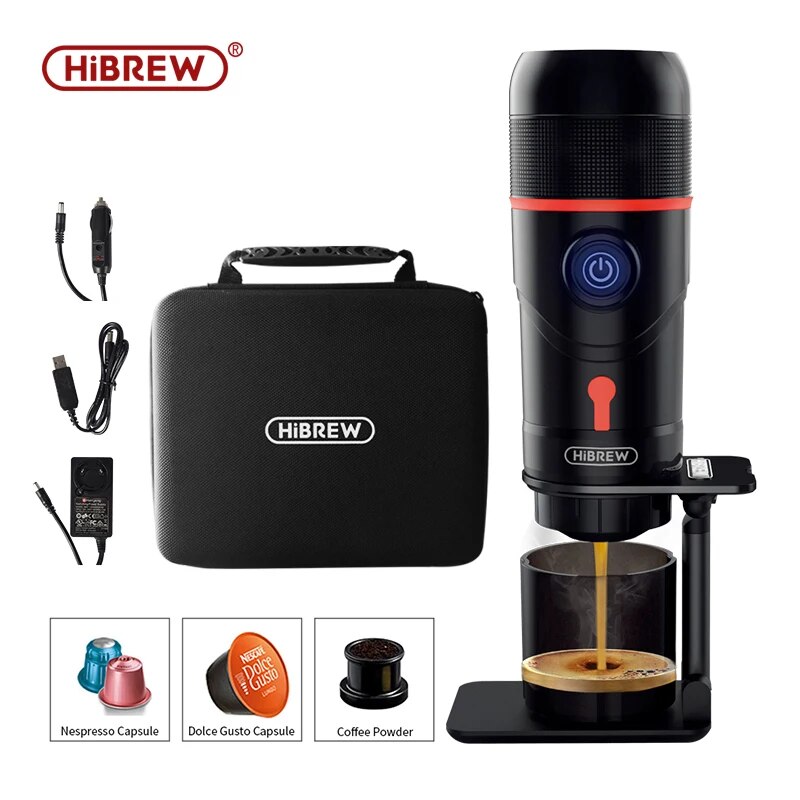 HiBREW Portable Coffee Machine for Car & Home,DC12V  Expresso Coffee Maker Fit image 4
