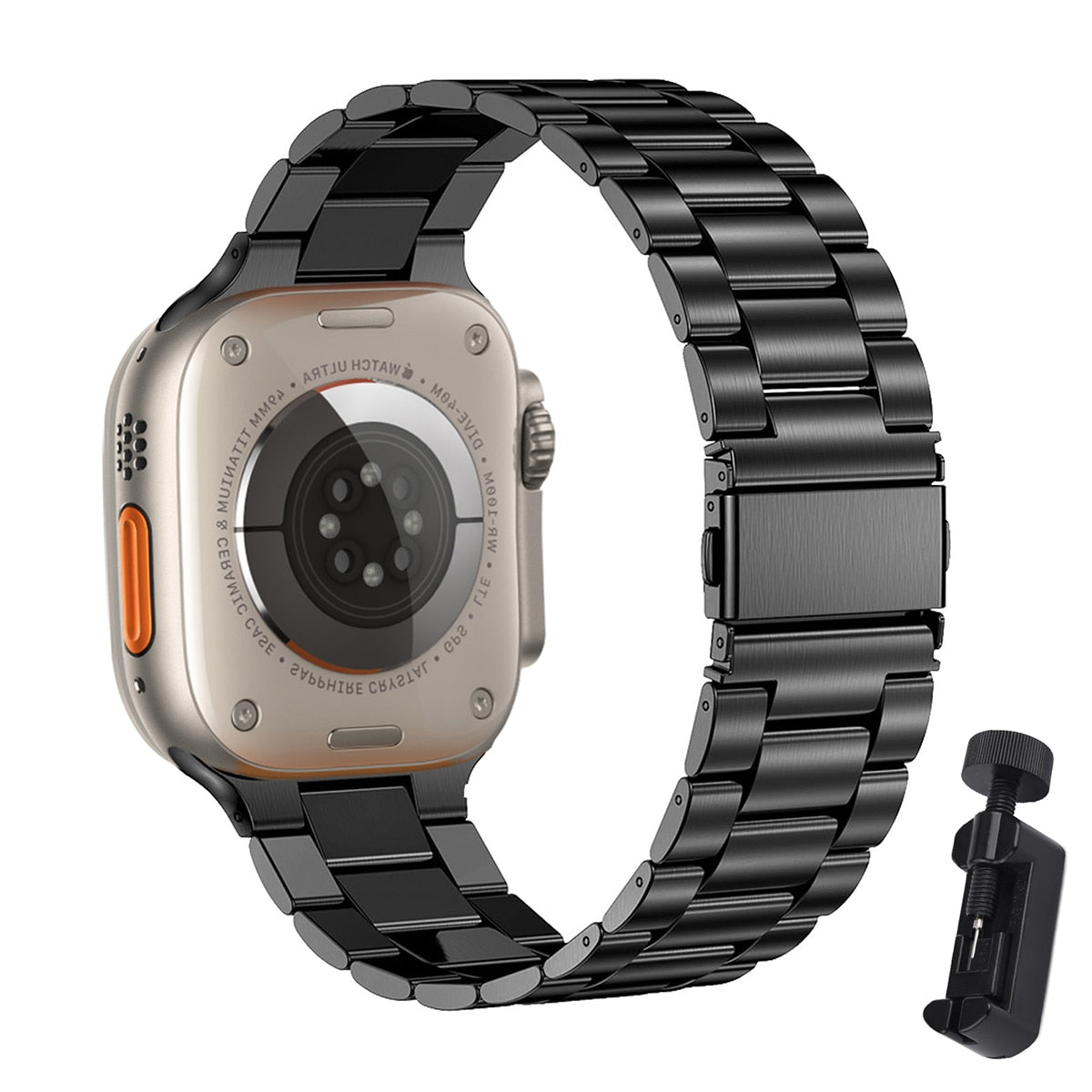 Metal Strap For Apple Watch Ultra 49mm 8 7 45mm 41mm Stainless Steel Smart Watc image 2