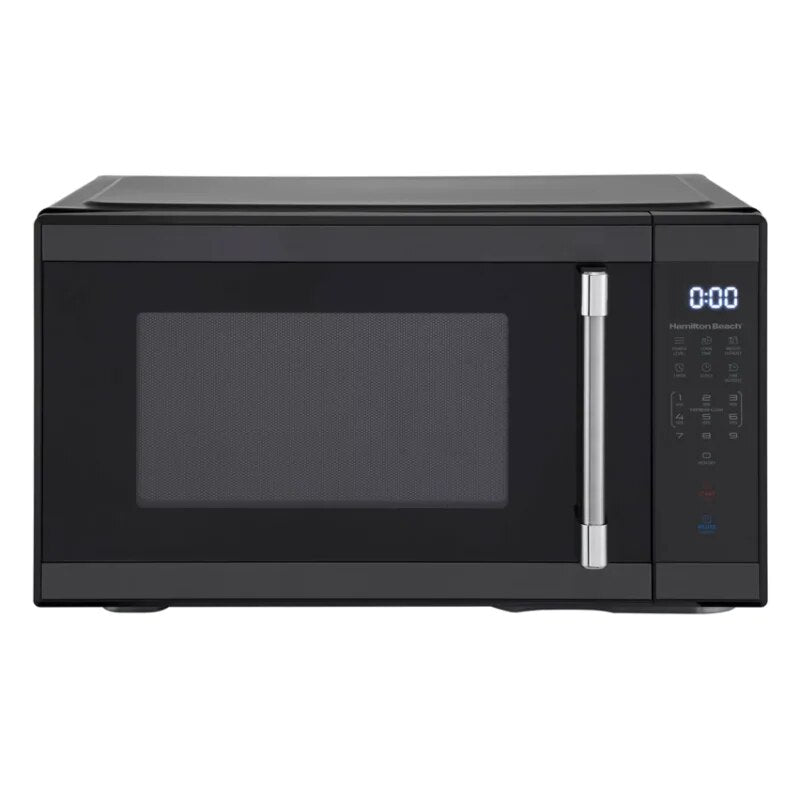 USA Essentials 1.1 Cu. Ft. Countertop Microwave Oven, 1000 Watts, Black Stainless Steel image 0