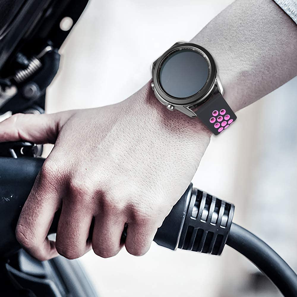 20mm 22mm Silicone Band For Samsung Galaxy Watch 4 Strap Correa Amazfit Bip 3/G image 16