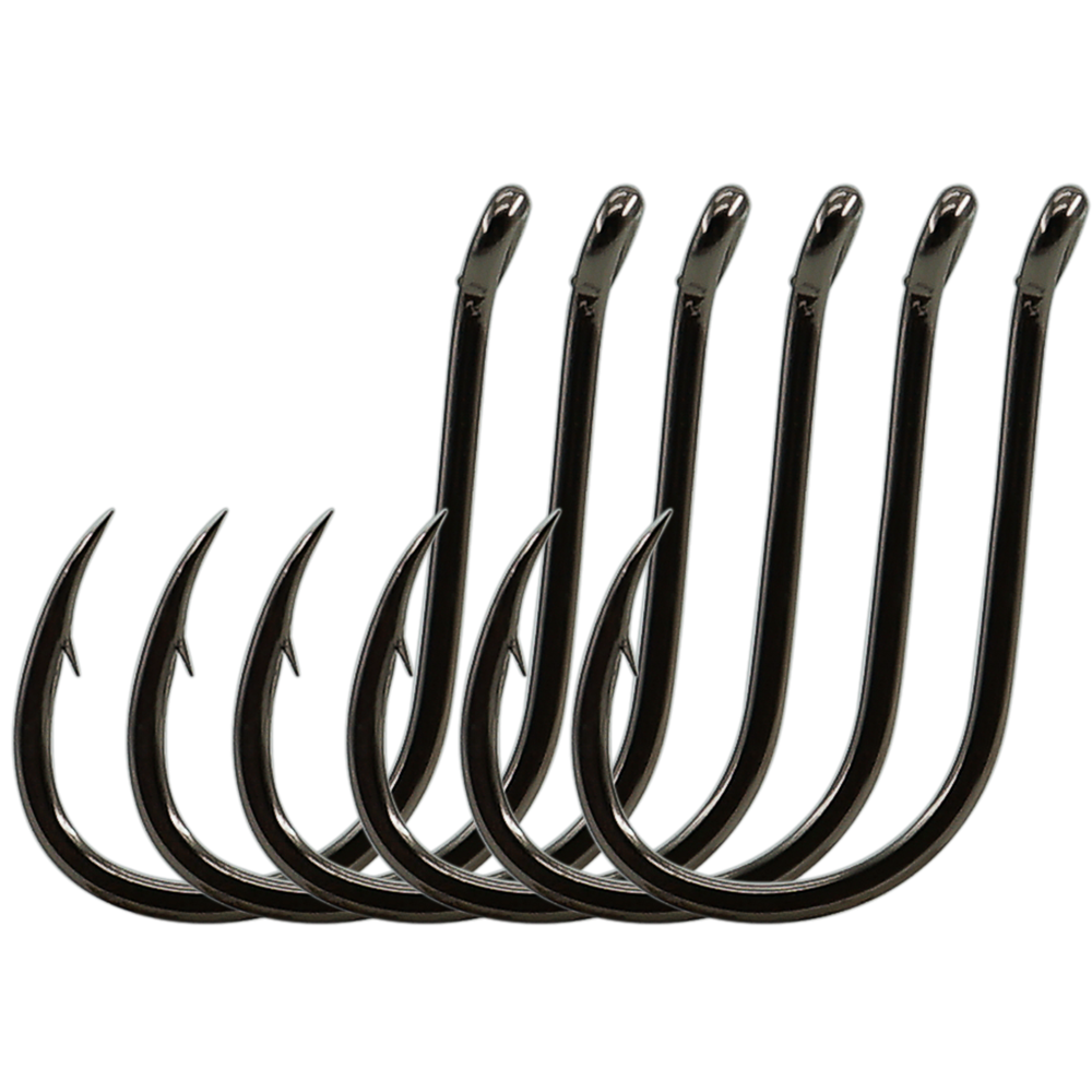 CHINU Fishing Hooks Set Barbed Single Circle Carp Hook High Carbon Steel Sea Fi image 5