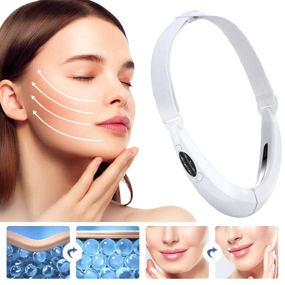 EMS Face Lifting Device LED Photon Therapy Vibration Facial Massager Face Slimm