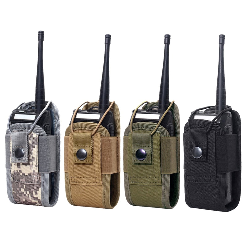 1000D Tactical Molle Radio Walkie Talkie Pouch Waist Bag Holder Pocket Portable image 0