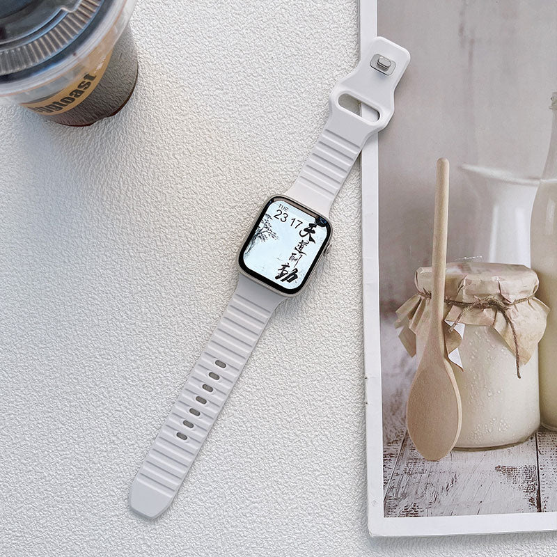 Silicone Strap For Apple Watch Ultra band 49mm Series 8 7 45MM 41MM 44MM 40MM R image 10