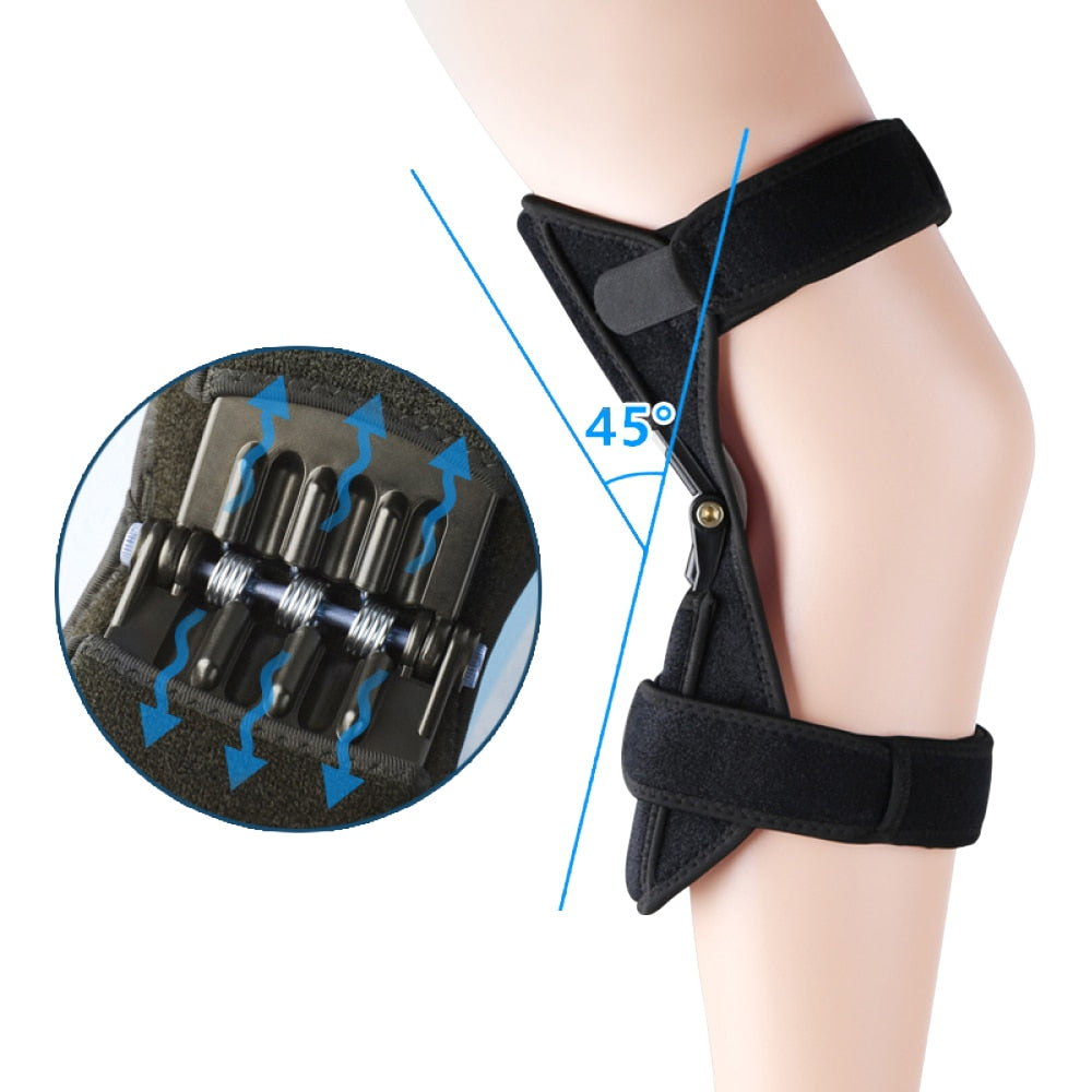 Knee Protection Booster Power Support Knee Pads Powerful Rebound Spring Force S image 1